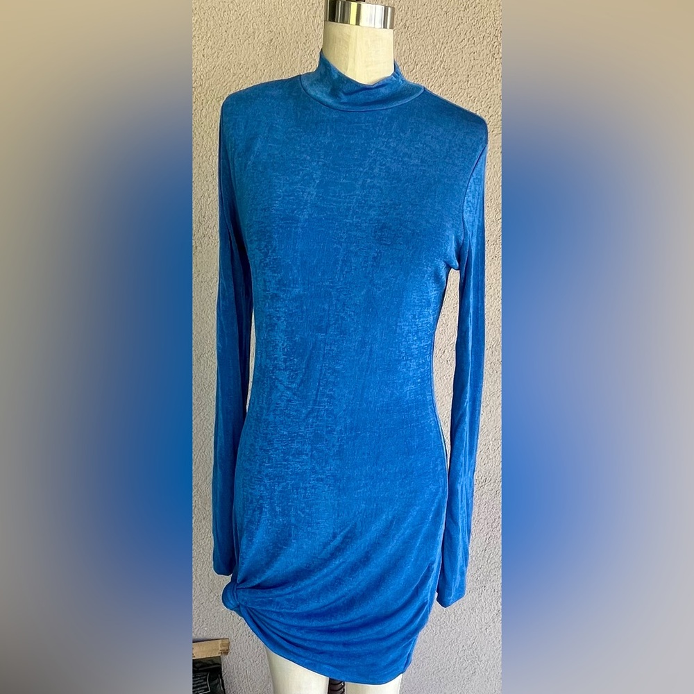 Blue Knotted Dress